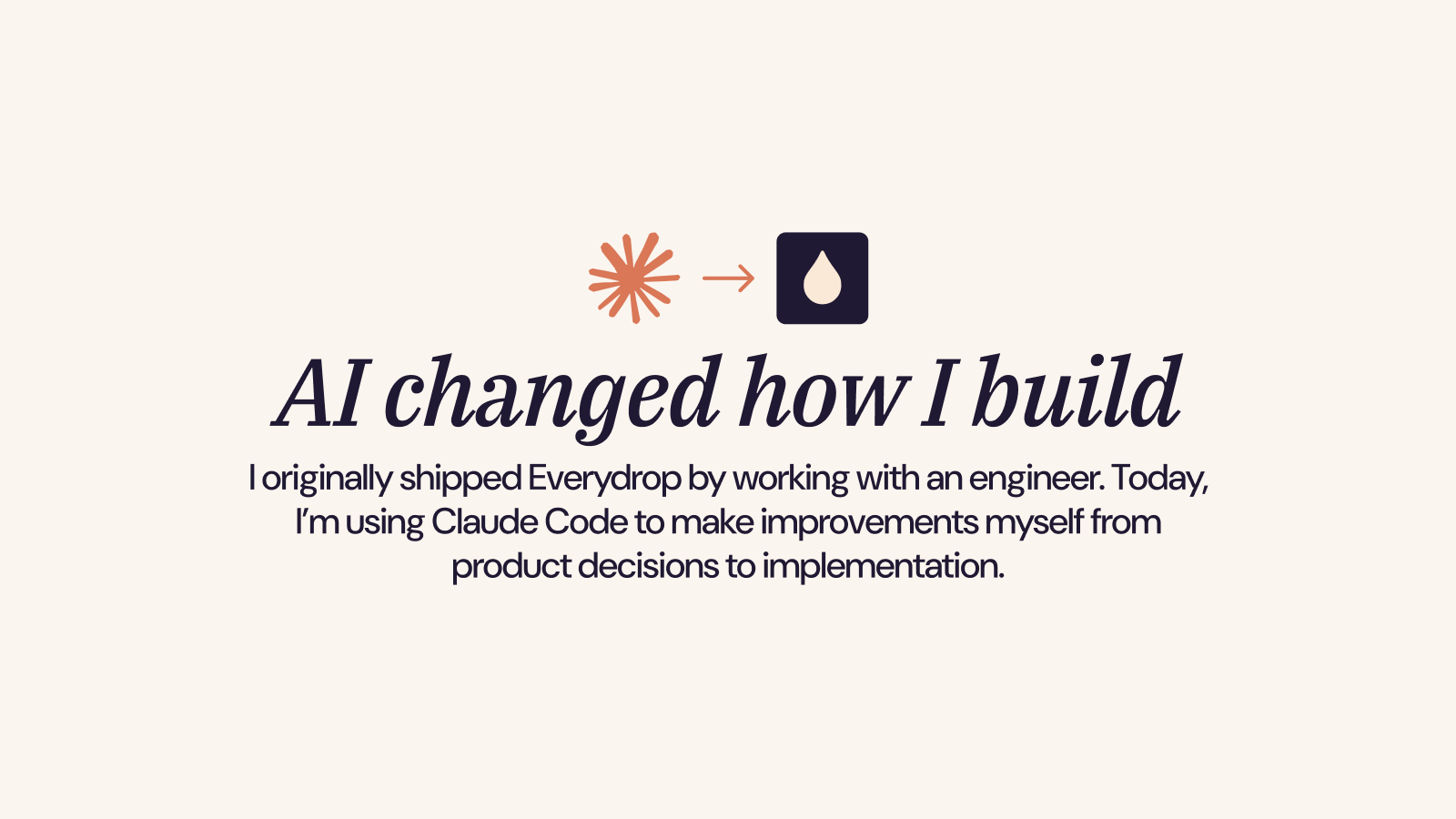 AI changed how I build — now using Claude Code